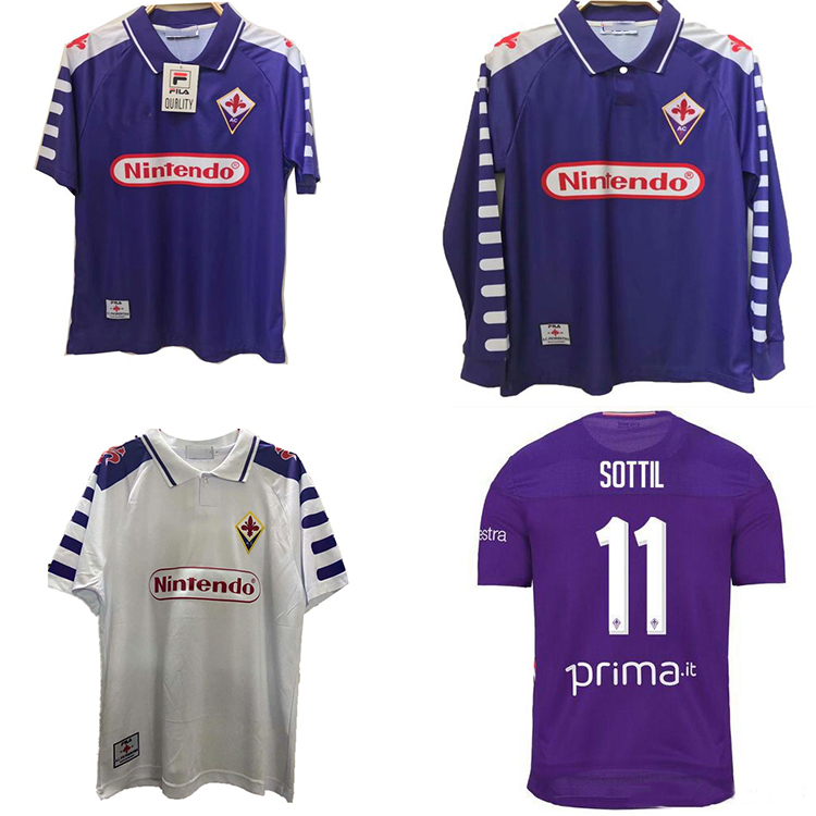 98 retro FIORENTINA FLORENCE 1998 1999 RUI COSTA BATISTUTA thailand quality soccer jersey football shirt kit camiseta futbol maillot de foot, Lavender
98 retro FIORENTINA FLORENCE 1998 1999 RUI COSTA BATISTUTA thailand quality soccer jersey football shirt kit camiseta futbol maillot de foot, Lavender