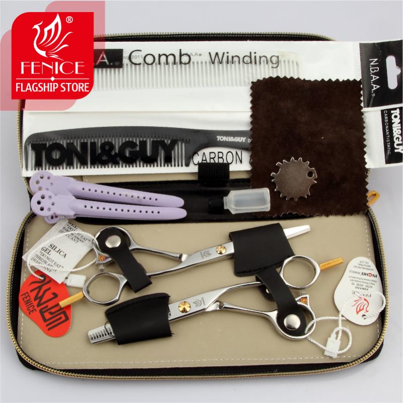 Fenice Professional hair scissors set 5.5 inch cutting thinning shears JP440c beauty styling tools hairdresser's scissors
Fenice Professional hair scissors set 5.5 inch cutting thinning shears JP440c beauty styling tools hairdresser's scissors