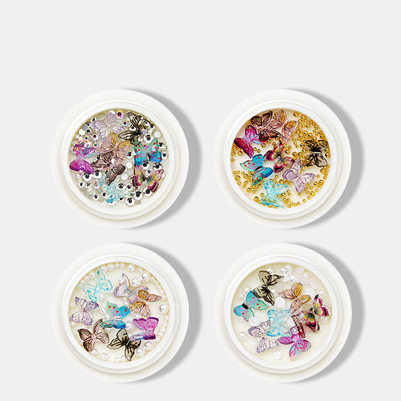1box New Nail Art Three-dimensional Butterfly Semicircle Pearl Mixed Mini Butterfly Jewelry DIY Nail Decoration Accessories
1box New Nail Art Three-dimensional Butterfly Semicircle Pearl Mixed Mini Butterfly Jewelry DIY Nail Decoration Accessories
