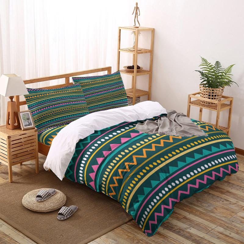 Stripes Geometric Pattern Printed Bedding Sets Duvet Cover Set Pillowcase Bed Sets Home Bedclothes Bed Linen, As pic
Stripes Geometric Pattern Printed Bedding Sets Duvet Cover Set Pillowcase Bed Sets Home Bedclothes Bed Linen, As pic