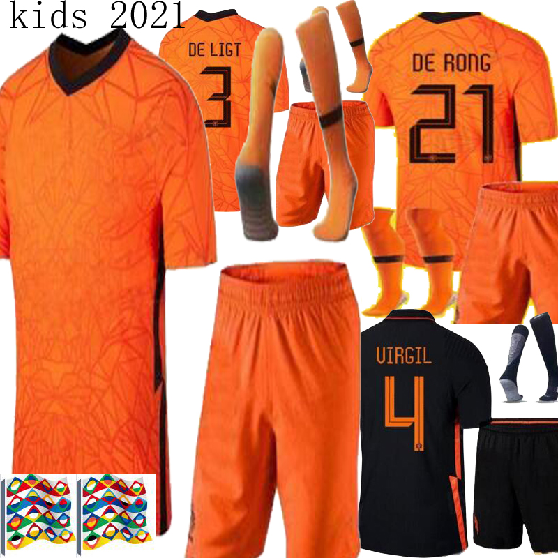 20 21 Nederland Netherlands Nations League DE JONG VIRGIL orange black kids kit Home soccer jersey MEMPHIS holland kids football shirts 2021, Black;yellow
20 21 Nederland Netherlands Nations League DE JONG VIRGIL orange black kids kit Home soccer jersey MEMPHIS holland kids football shirts 2021, Black;yellow