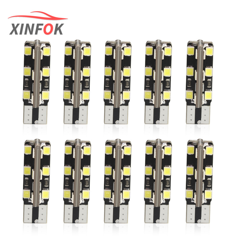10 PCS Car LED Light Bulbs T10 T15 W5W DC 12V 2835 SMD 24 Chips 330LM Super Bright Reverse Lights Position Signal Lamps, As pic
10 PCS Car LED Light Bulbs T10 T15 W5W DC 12V 2835 SMD 24 Chips 330LM Super Bright Reverse Lights Position Signal Lamps, As pic