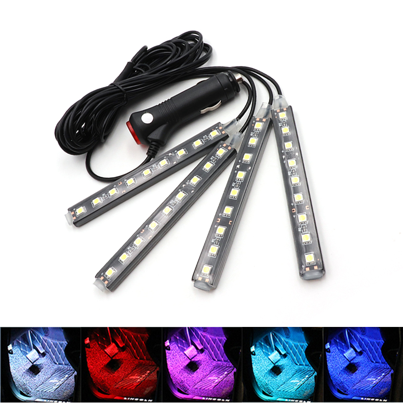 Niscarda Multicolor Car 36 LED Interior Atmosphere Lights Dash Floor Foot Strip Lights Cigarette Lighter Adapter Decorative Lamp
Niscarda Multicolor Car 36 LED Interior Atmosphere Lights Dash Floor Foot Strip Lights Cigarette Lighter Adapter Decorative Lamp