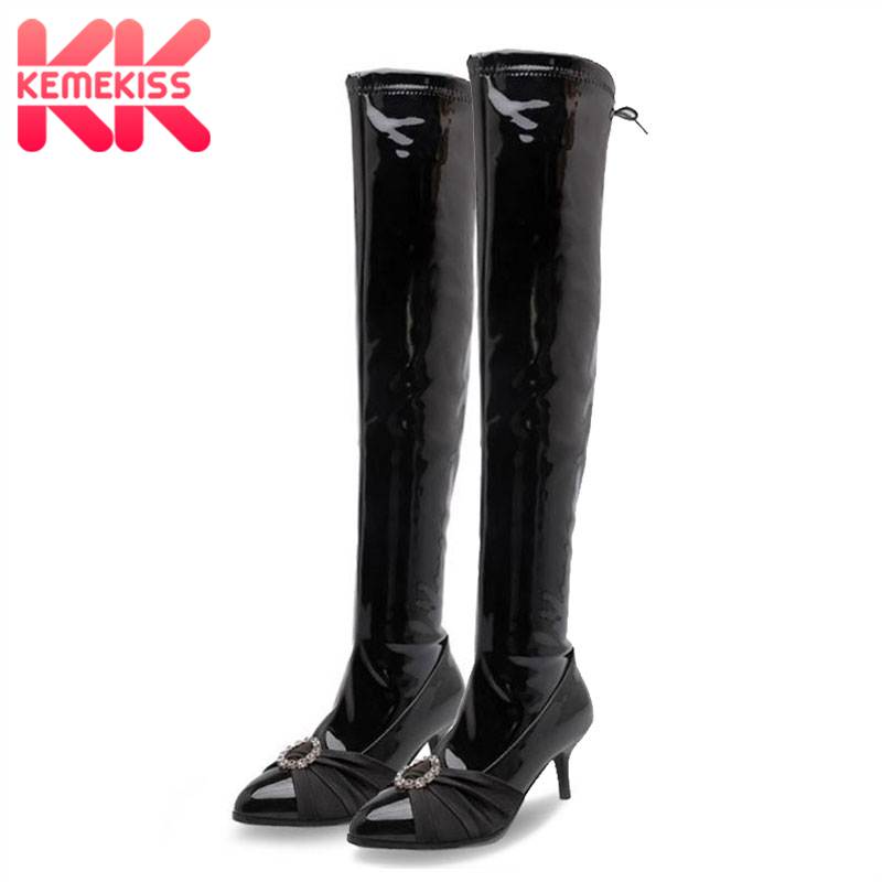 KemeKiss High Quality Woman Plus Size 32-43 Over The Knee Boots Cross Strap Pu Leather Sexy Ladies Long Boots Casual Botas, Wine red
KemeKiss High Quality Woman Plus Size 32-43 Over The Knee Boots Cross Strap Pu Leather Sexy Ladies Long Boots Casual Botas, Wine red