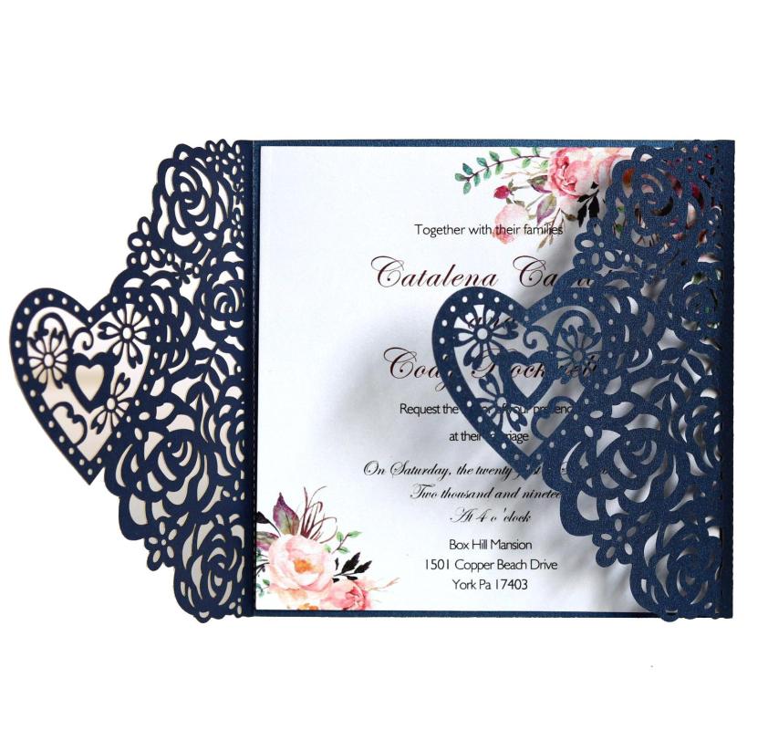 KAZIPA100pcs European and American Love Invitation Hollow Thanksgiving Birthday Card Teacher's Day Wedding Invitation
KAZIPA100pcs European and American Love Invitation Hollow Thanksgiving Birthday Card Teacher's Day Wedding Invitation