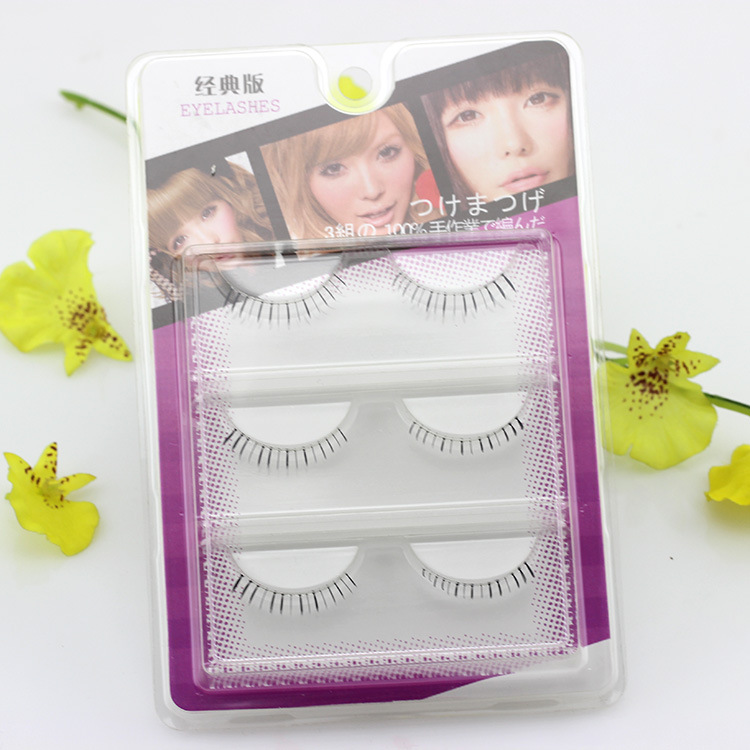 200set 3Pair/set 3D Natural Cross False Eyelashes Mink Hair Eye Lashes Black tools new fashion
200set 3Pair/set 3D Natural Cross False Eyelashes Mink Hair Eye Lashes Black tools new fashion