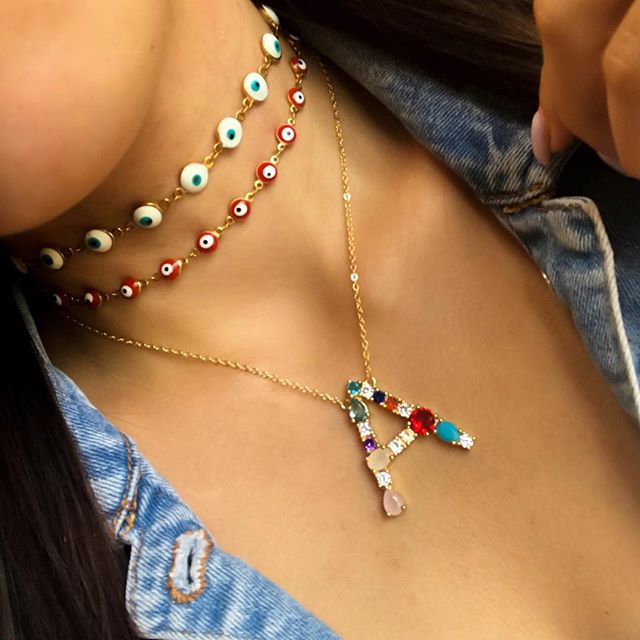 2020 fashion 26 Initial customize letter new design name charm jewelry women colorful cz paved letter Alphabet drop necklace 
2020 fashion 26 Initial customize letter new design name charm jewelry women colorful cz paved letter Alphabet drop necklace