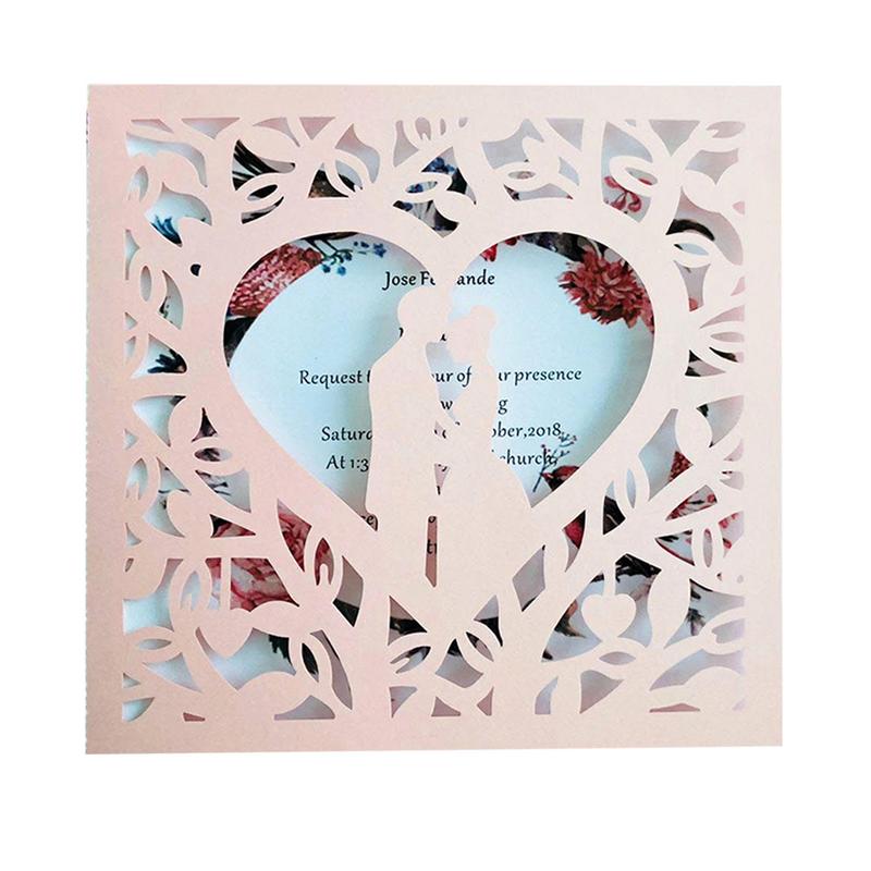 10pcs Laser Cut Hollow Wedding Invitation Cards Card Paper And Cover Kit For Wedding Birthday Shower Party Decoration
10pcs Laser Cut Hollow Wedding Invitation Cards Card Paper And Cover Kit For Wedding Birthday Shower Party Decoration