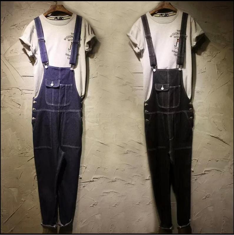 Hot New Men's Overalls Fashionable Denim Bib Pants Slim Strap Pants Tooling Suspenders Trousers Jeans Singer Costumes Rompers, Black
Hot New Men's Overalls Fashionable Denim Bib Pants Slim Strap Pants Tooling Suspenders Trousers Jeans Singer Costumes Rompers, Black