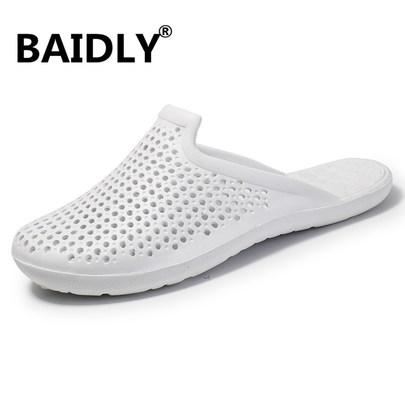 New Men Beach Sandals Hollow Slippers Men Flip Flops Light Sandalias Unisex Outdoor Summer Sandals Zapatos De Hombre, Black
New Men Beach Sandals Hollow Slippers Men Flip Flops Light Sandalias Unisex Outdoor Summer Sandals Zapatos De Hombre, Black