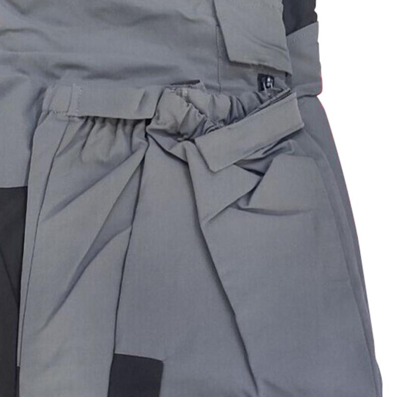 Mens Cargo Pants Fashion Color Block Multi Pockets Sports Long Cargo Pants Work Trousers Casual Style