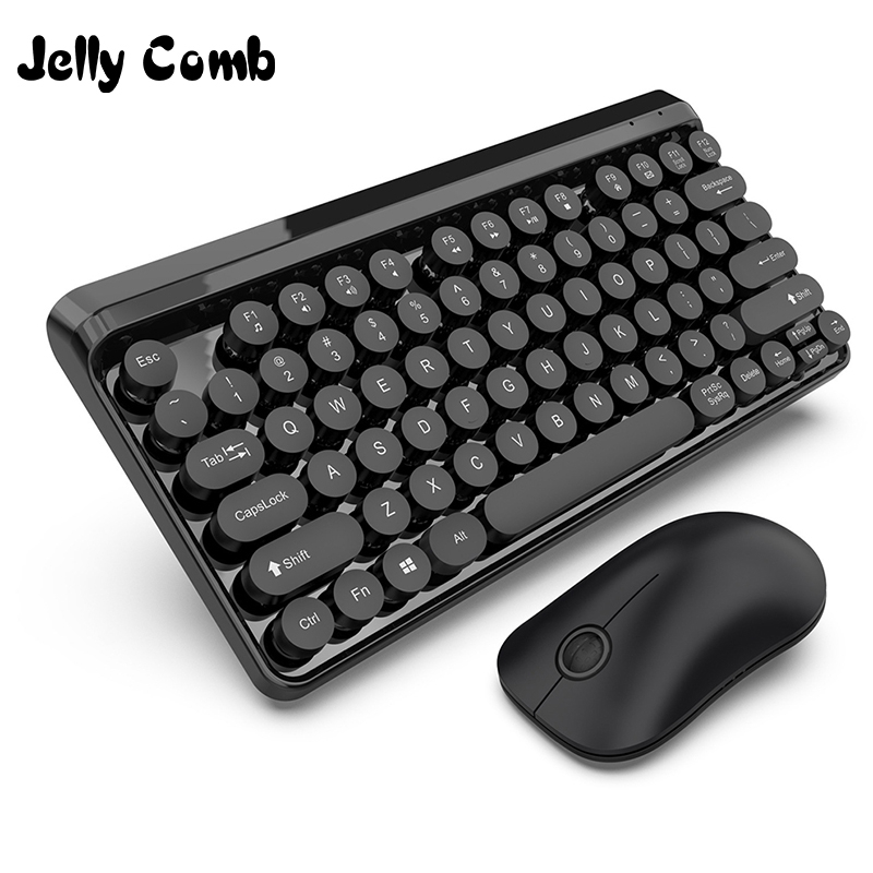Jelly Comb 2.4G Wireless Keyboard and Mouse Set Multimedia Keyboard Chocolate Key Cap Multi System Compatible Wireless
Jelly Comb 2.4G Wireless Keyboard and Mouse Set Multimedia Keyboard Chocolate Key Cap Multi System Compatible Wireless