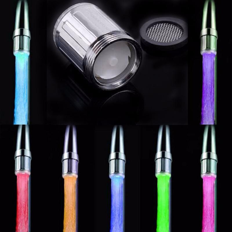 1Pc M24 LED Light Water Faucet Tap Heads Temperature Sensor 3Color Changing ABS Kitchen Bathroom Faucet Accessories Tools Nozzle
1Pc M24 LED Light Water Faucet Tap Heads Temperature Sensor 3Color Changing ABS Kitchen Bathroom Faucet Accessories Tools Nozzle
