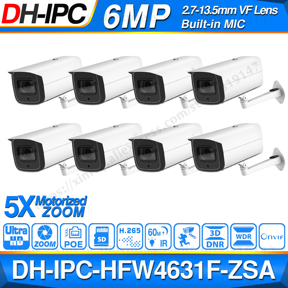 Wholesale DH IPC-HFW4631F-ZSA 6MP Network IP Camera 2.7-13.5mm VF Lens 60m IR Micro SD Card Slot Built-in MIC
Wholesale DH IPC-HFW4631F-ZSA 6MP Network IP Camera 2.7-13.5mm VF Lens 60m IR Micro SD Card Slot Built-in MIC