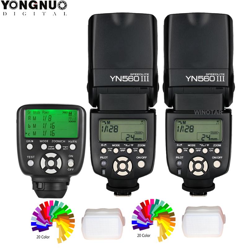 YONGNUO YN 560 III Wireless Master Flash Speedlite with YN560-TX II / RF-603 II Trigger Controlle for DSLR
YONGNUO YN 560 III Wireless Master Flash Speedlite with YN560-TX II / RF-603 II Trigger Controlle for DSLR