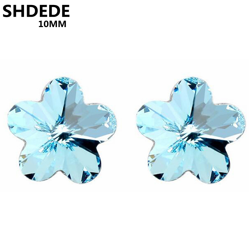 SHDEDE 10mm Flower Earings Fashion Jewelry Crystal from Stud Earrings For Women Female Birthday Party Gift *-1210
SHDEDE 10mm Flower Earings Fashion Jewelry Crystal from Stud Earrings For Women Female Birthday Party Gift *-1210