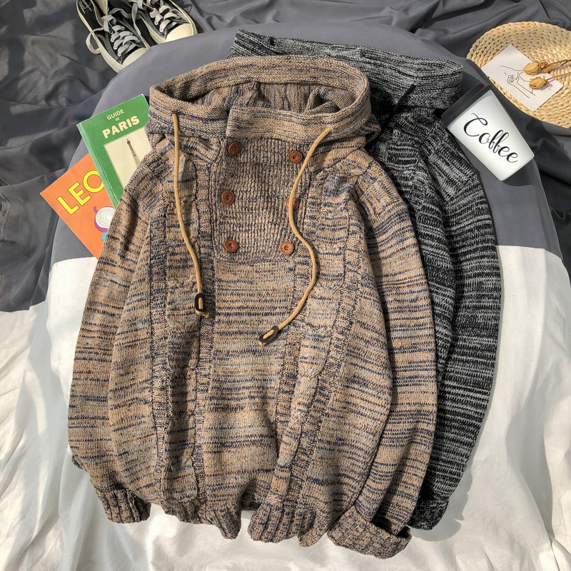 Winter Thick Hooded Sweater Men's Warm Fashion Casual Knit Pullover Men Knitting Sweaters Male Sweter Clothes Large Size -5XL, Black
Winter Thick Hooded Sweater Men's Warm Fashion Casual Knit Pullover Men Knitting Sweaters Male Sweter Clothes Large Size -5XL, Black