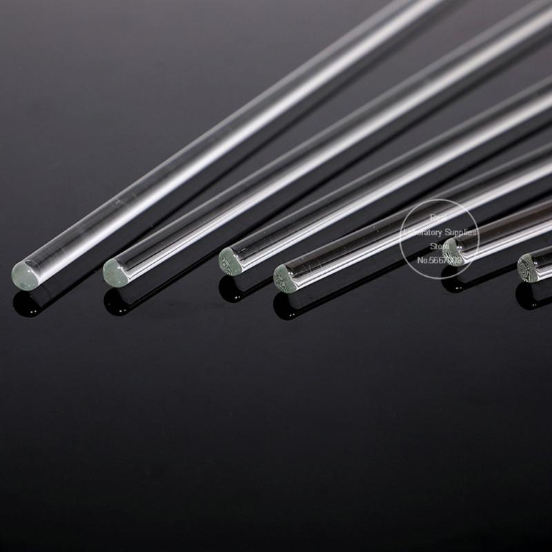 5pcs 10pcs Lab Borosilicate Glass Stirring Rods 5/7/8/10mm Diameter 100/150/200/300/350/400mm Length agitator Stirrer1