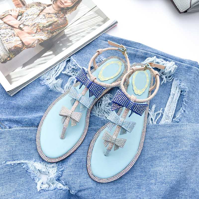 Shoes Woman 2020 Butterfly-knot Design Summer Sandals Women Beach Casual Shallow Flat Shoes Rhinestones Decor Ladies Flip Flops, As show
Shoes Woman 2020 Butterfly-knot Design Summer Sandals Women Beach Casual Shallow Flat Shoes Rhinestones Decor Ladies Flip Flops, As show