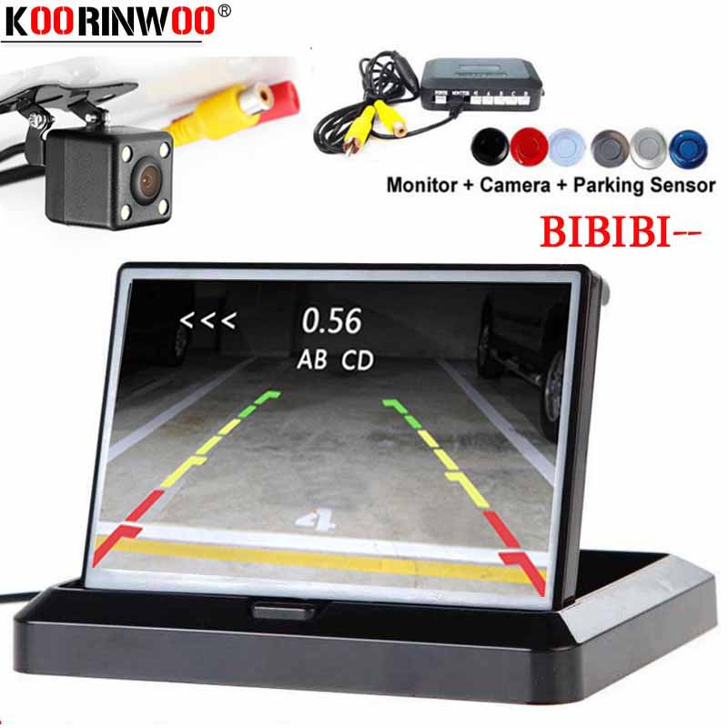 Koorinwoo Original Car Parktronic Car Parking sensors 4 Buzzer BI Radar Alert Monitor Mirror with Trunk Reverse Camera Black
Koorinwoo Original Car Parktronic Car Parking sensors 4 Buzzer BI Radar Alert Monitor Mirror with Trunk Reverse Camera Black