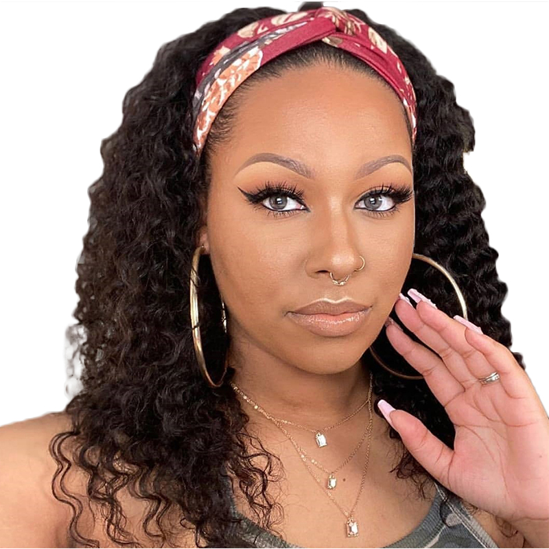 Brazilian Curly Hair Headband Wig Human Hair Brazilian Virgin Hair Water Wave Headband Wig Nature Color, Headband sent at random
Brazilian Curly Hair Headband Wig Human Hair Brazilian Virgin Hair Water Wave Headband Wig Nature Color, Headband sent at random