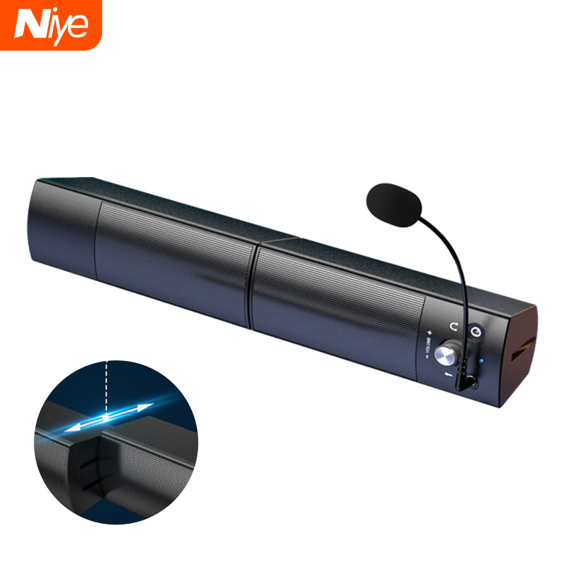 Detachable Subwoofer Bluetooth Speaker PC sound bar USB Wired with Microphone 360 degree Stereo Surround Home Speakers Aux 3.5mm
Detachable Subwoofer Bluetooth Speaker PC sound bar USB Wired with Microphone 360 degree Stereo Surround Home Speakers Aux 3.5mm