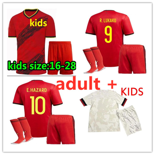 20 21 Adult kit and kids set LUKAKU HAZARD KOMPANY DE BRUYNE MERTENS Soccer Jersey 2020 2021 Home away red white football shirt, Adult kit and socks 1
20 21 Adult kit and kids set LUKAKU HAZARD KOMPANY DE BRUYNE MERTENS Soccer Jersey 2020 2021 Home away red white football shirt, Adult kit and socks 1