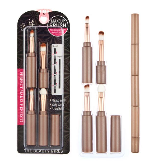4PCS Multi-function professional folding makeup brush Custom top brush sets Foundation Power Blush Eye Shadow makeup
4PCS Multi-function professional folding makeup brush Custom top brush sets Foundation Power Blush Eye Shadow makeup