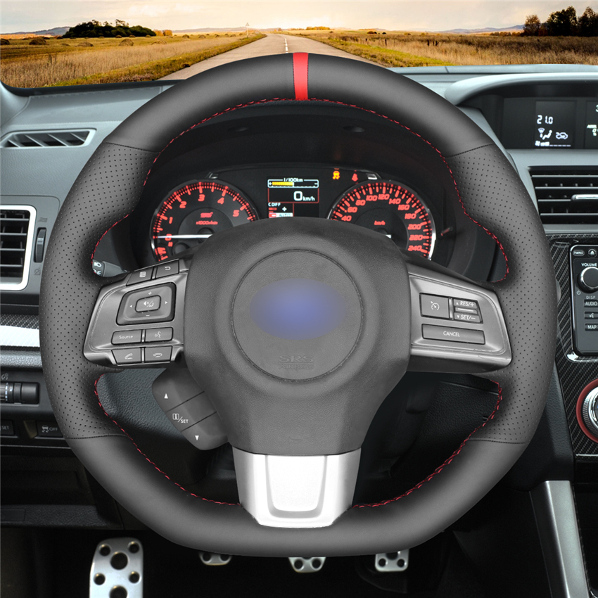 Black Genuine Leather Hand Sew Soft Wrap Car Steering Wheel Cover for Subaru WRX (STI) Levorg 2015-2019 car accessories
Black Genuine Leather Hand Sew Soft Wrap Car Steering Wheel Cover for Subaru WRX (STI) Levorg 2015-2019 car accessories
