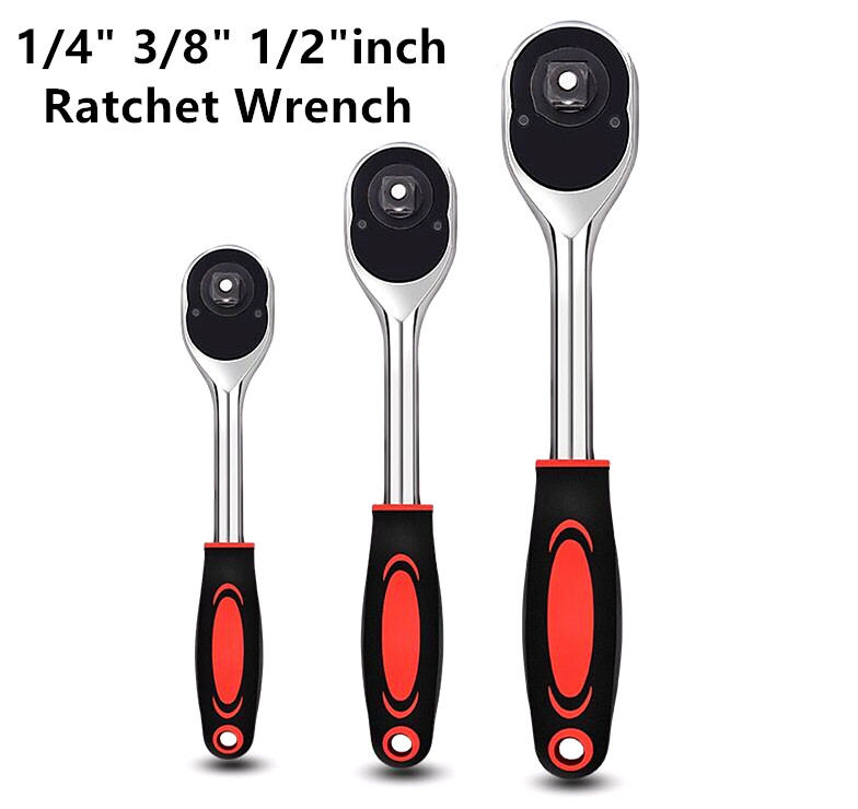 Citop 1/4" 3/8" 1/2" Chrome Steel High Torque Quick Release Ratchet Handle Wrench for Socket 24 Teeth Professional Hand Tools
Citop 1/4" 3/8" 1/2" Chrome Steel High Torque Quick Release Ratchet Handle Wrench for Socket 24 Teeth Professional Hand Tools