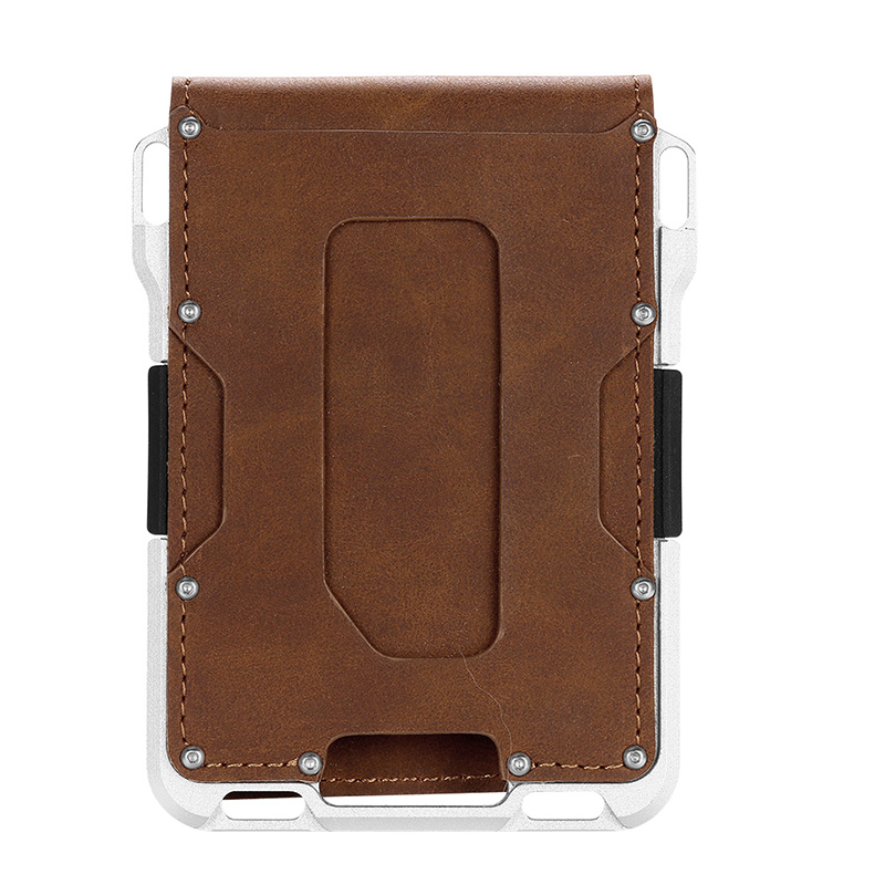 2020 Bifold Card Holder Tactical Men Wallet Holder Aluminum Bank ID Cardholder Anti-thief Card Case Money Bag