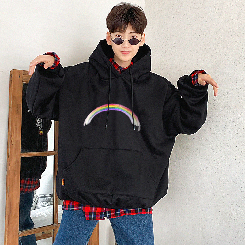 Autumn Winter Hoodie Sweatshirts Sweat Warm Woman Men Hoodies Harajuku Light Tops Wear with Pocket Pullover All-match moletom, Black
Autumn Winter Hoodie Sweatshirts Sweat Warm Woman Men Hoodies Harajuku Light Tops Wear with Pocket Pullover All-match moletom, Black