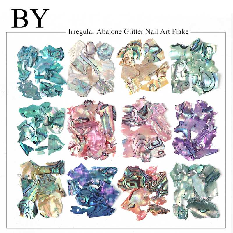 Abalone Shell Irregular Nail Art Decorations Flake Slider Nails Shimmer Pearl Jewelry Tips Manicure Polish
Abalone Shell Irregular Nail Art Decorations Flake Slider Nails Shimmer Pearl Jewelry Tips Manicure Polish