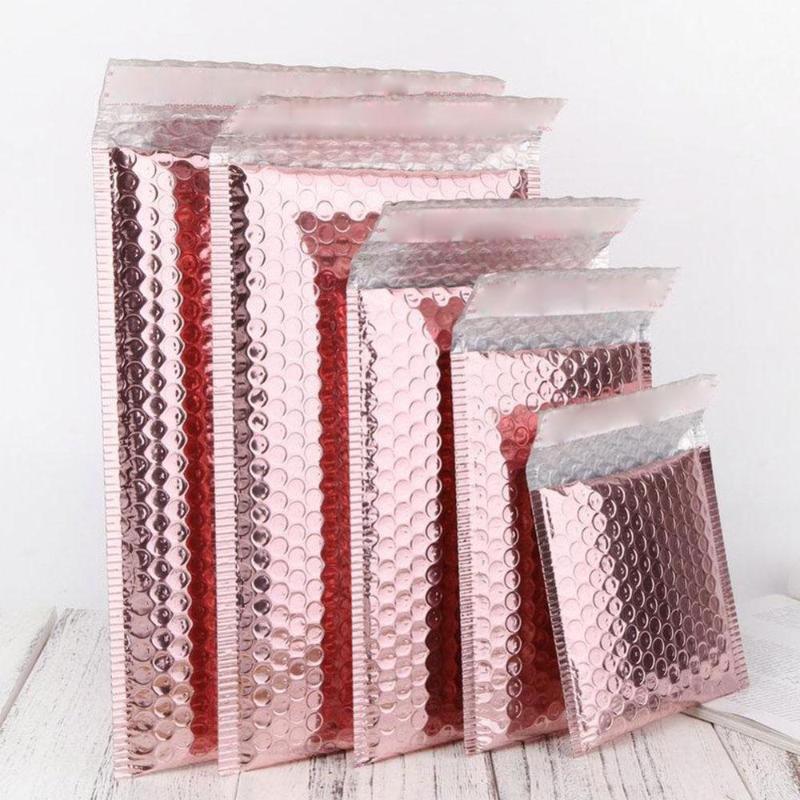 10pcs Rose Gold Bubble Envelop/Rose Gold Foil Bubble Mailer for Gift Packaging
10pcs Rose Gold Bubble Envelop/Rose Gold Foil Bubble Mailer for Gift Packaging