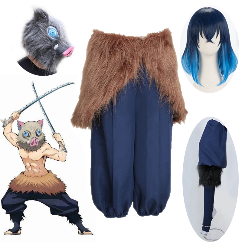 Anime Demon Slayer Hashibira Inosuke Apron Pants Cosplay Costumes Costume Wig Pig Mask Cosplay
Anime Demon Slayer Hashibira Inosuke Apron Pants Cosplay Costumes Costume Wig Pig Mask Cosplay