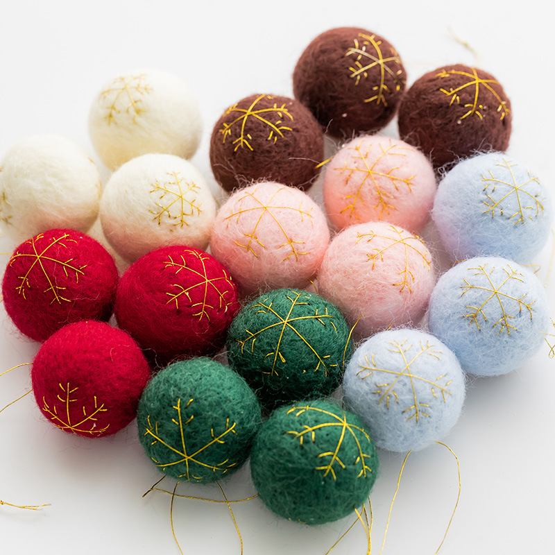 Christmas Tree Fluffy Plush Polyester Fiber Pompom Wool Felt Ball Handmade Pendant DIY Craft Decoration Accessories KSH11
Christmas Tree Fluffy Plush Polyester Fiber Pompom Wool Felt Ball Handmade Pendant DIY Craft Decoration Accessories KSH11