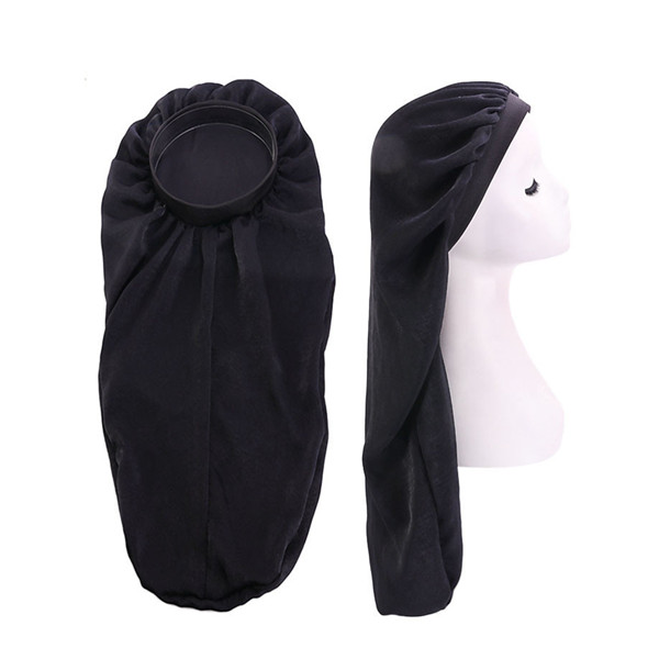 20pcs Extra Large Bonnet Long Satin Bonnet Sleep Cap Bonnets for Black Women Night Sleep Hair Loose Cap Flowers Green Black Blue Purple
