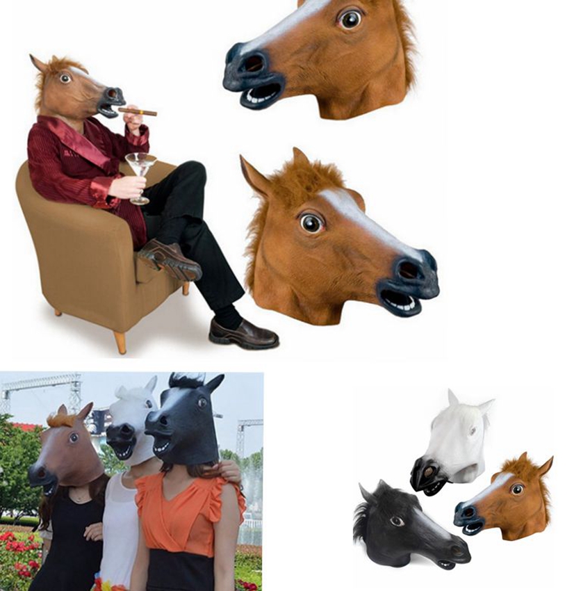 Cosplay Halloween Horse Head Mask animal Party Costume Prop Toys Novel Full Face Head Mask KKA8024
Cosplay Halloween Horse Head Mask animal Party Costume Prop Toys Novel Full Face Head Mask KKA8024