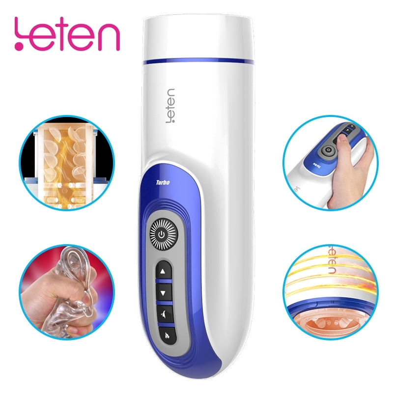 Leten Homme masturbateur Fellation Gorge profonde 7 Fréquence Vibrator Anal réaliste Vagin Pussy Oral Sex Toys pour les hommes Y200422