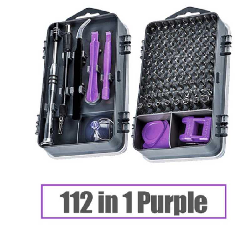 112pcs Screwdriver Set Magnetic Torx Screwdriver Bit Precision Screw Driver Repair Mobile Phone Hand Tools
112pcs Screwdriver Set Magnetic Torx Screwdriver Bit Precision Screw Driver Repair Mobile Phone Hand Tools