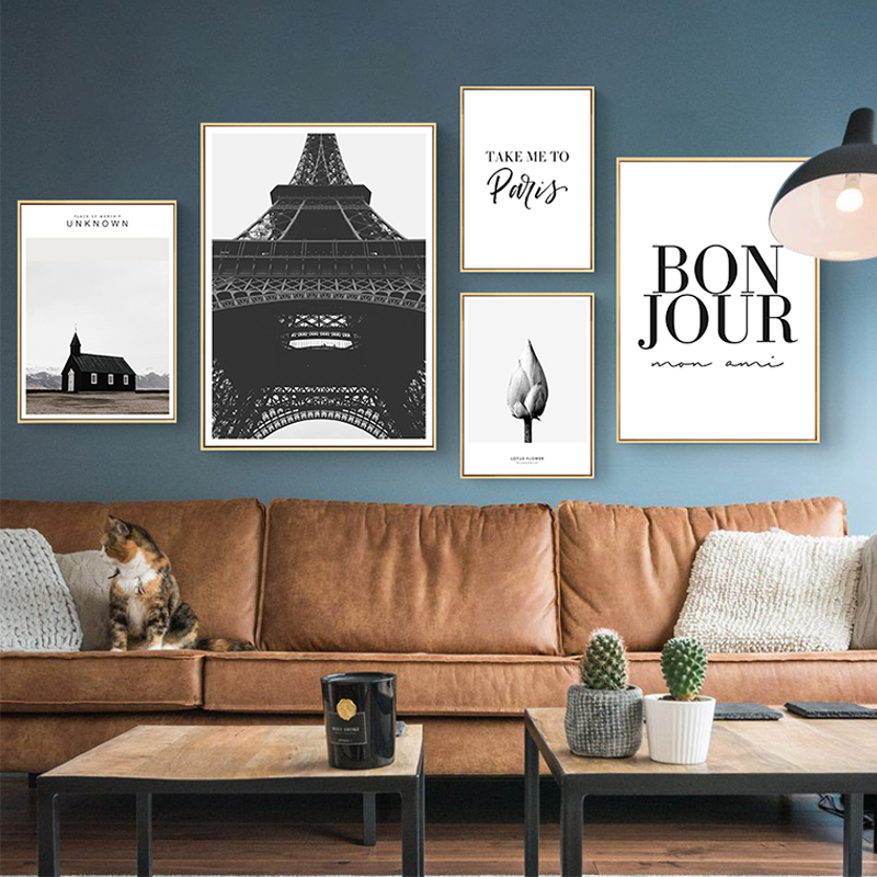 Black and White Landscape Eiffel Tower Paris Wall Art Prints Canvas Paintings Poster Picture for Living Room Home Decorative
Black and White Landscape Eiffel Tower Paris Wall Art Prints Canvas Paintings Poster Picture for Living Room Home Decorative
