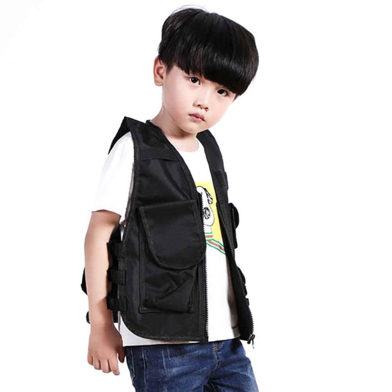 Adjustable Training Shooting Hunting Sports Camping Protective Children Tactical Vest Field Outdoor CS Game Nylon Cloth, Black
Adjustable Training Shooting Hunting Sports Camping Protective Children Tactical Vest Field Outdoor CS Game Nylon Cloth, Black