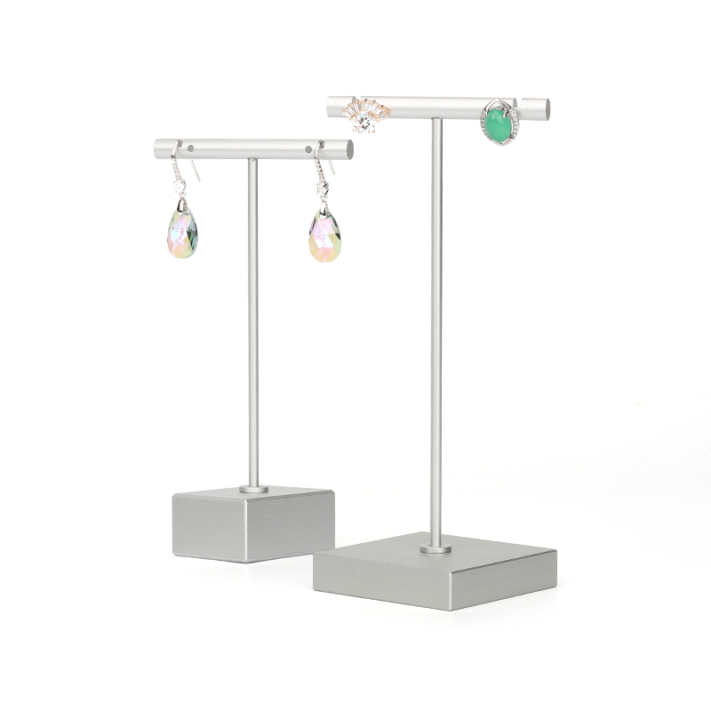 Sliver Earring Holder Tray Simple Metal T-shaped Jewellery Display Stand Removable Bracket Chassis Easy To Install For Organizer
Sliver Earring Holder Tray Simple Metal T-shaped Jewellery Display Stand Removable Bracket Chassis Easy To Install For Organizer