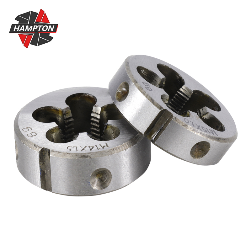Hampton Alloy Steel 1pcs Hard Round Die Threading Metric Die Right Hand M2 M2.5 M3 M4 M5 M6 M7 M8 M9 M10 M12 M14 M15 M16
Hampton Alloy Steel 1pcs Hard Round Die Threading Metric Die Right Hand M2 M2.5 M3 M4 M5 M6 M7 M8 M9 M10 M12 M14 M15 M16