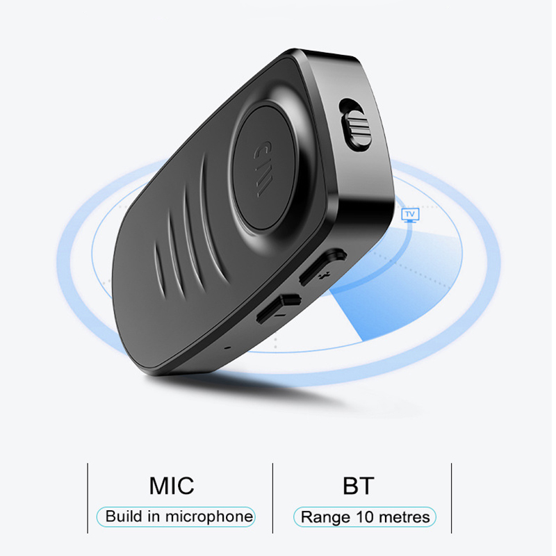 Bluetooth Car Kit 35mm Jack AUX 50 Stereo o Music Receiver Wireless Adapter For TV PC Headphone