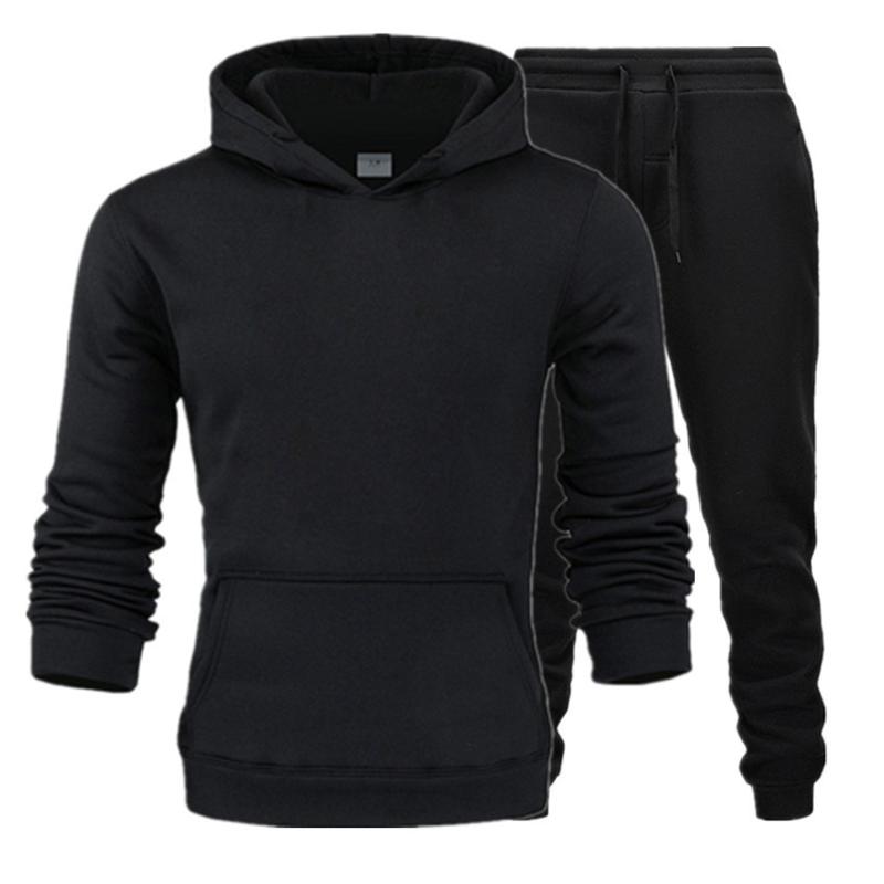 Autumn and winter tide brand hoodie suit men's hooded casual top + pants 2-piece sports plus velvet solid color hoodie Men Sets, Gray
Autumn and winter tide brand hoodie suit men's hooded casual top + pants 2-piece sports plus velvet solid color hoodie Men Sets, Gray