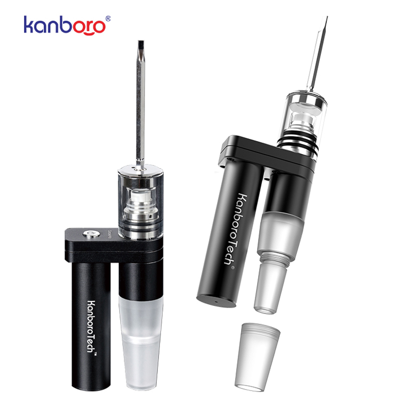 KanboroTech Wax vaporizer Kit Subdab Pro 18650 E-cigarette Coilless Ceramic Coil Dab Rig 510Nail glass bong pipe DHL free shipping
KanboroTech Wax vaporizer Kit Subdab Pro 18650 E-cigarette Coilless Ceramic Coil Dab Rig 510Nail glass bong pipe DHL free shipping