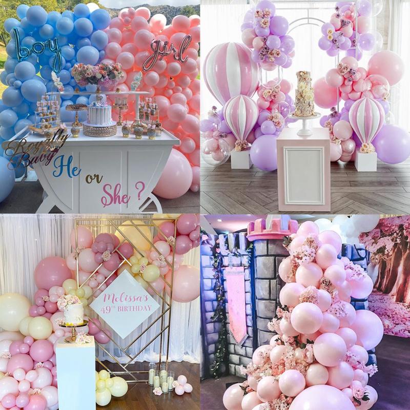 127pcs White Navy Blue Balloons Garland Confetti Metallic Gold Pastel Latex Balloons Baby Shower Birthday Graduation Party Decor