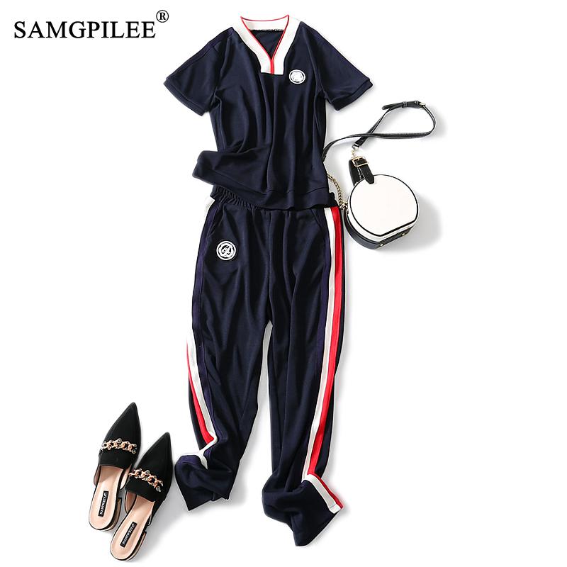 Two Piece Set Top And Pants Summer Outfits For Women 2020 Casual Pullover V-neck Ankle-length Striped Birthday Outfits For Women, Navy blue
Two Piece Set Top And Pants Summer Outfits For Women 2020 Casual Pullover V-neck Ankle-length Striped Birthday Outfits For Women, Navy blue