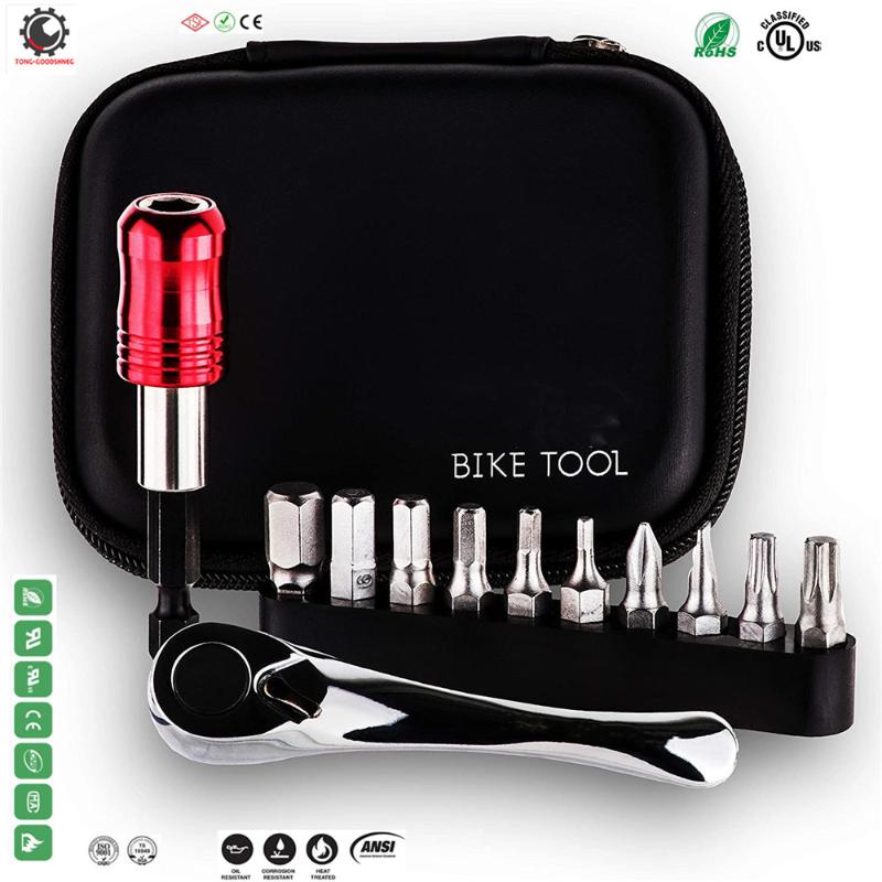BIKE TOOL Mini Ratchet Tool Set Reliable Stylish Multitool Repair Kit for Road Mountain Bikes Versatile ,Cycling Maintenance
BIKE TOOL Mini Ratchet Tool Set Reliable Stylish Multitool Repair Kit for Road Mountain Bikes Versatile ,Cycling Maintenance